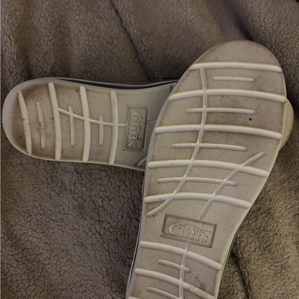 White Mountain Gray Slip-On Loafers with Zipper Accent - Picture 3 of 5